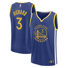 Golden State Warriors Will Richard Fanatics Blue Fast Break Replica Jersey - Icon Edition