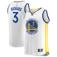 Golden State Warriors Will Richard Fanatics White Fast Break Replica Jersey - Association Edition