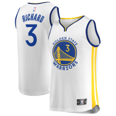Golden State Warriors Will Richard Fanatics White Fast Break Replica Jersey - Association Edition