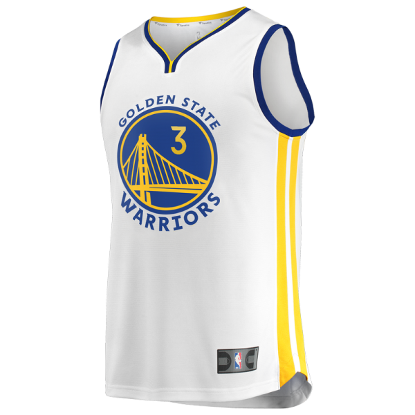 Golden State Warriors Will Richard Fanatics White Fast Break Replica Jersey - Association Edition