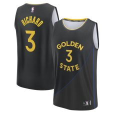 Джерси Golden State Warriors Will Richard Fanatics Black Fast Break Replica Player - Statement Edition