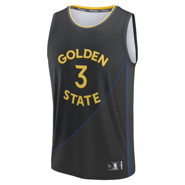 Джерси Golden State Warriors Will Richard Fanatics Black Fast Break Replica Player - Statement Edition