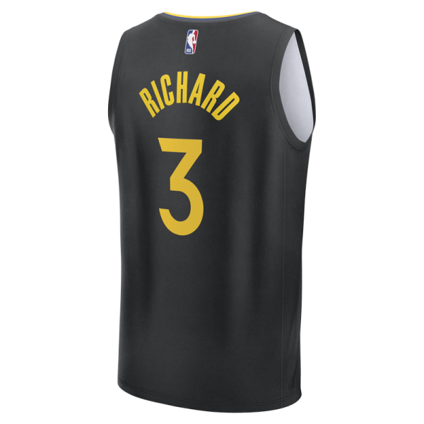 Джерси Golden State Warriors Will Richard Fanatics Black Fast Break Replica Player - Statement Edition