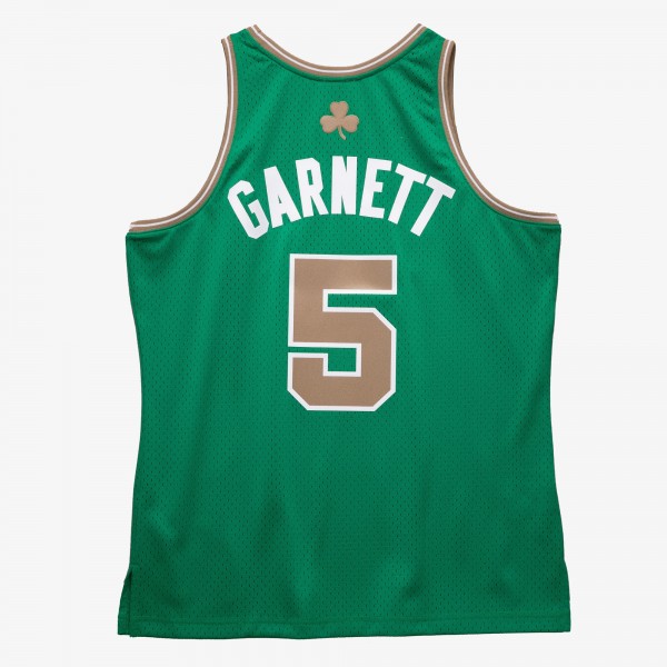 Джерси Boston Celtics Kevin Garnett Mitchell & Ness Kelly Green 2007-08 Hardwood Classics Swingman