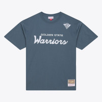 Футболка Golden State Warriors Mitchell & Ness Blue Thunderstorm