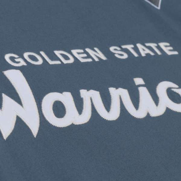 Футболка Golden State Warriors Mitchell & Ness Blue Thunderstorm