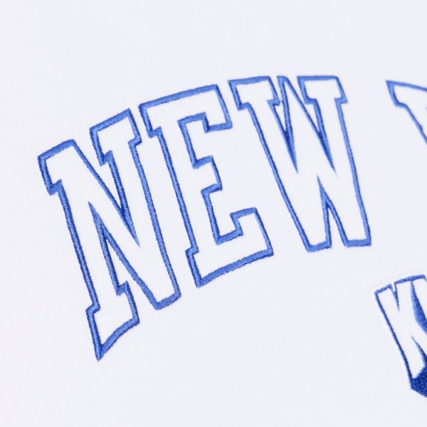 New York Knicks Mitchell & Ness White Arctic Fleece Sweatshirt