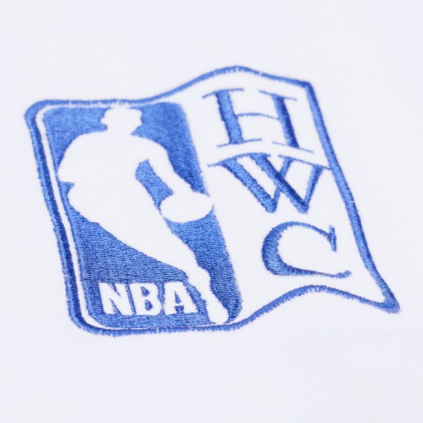 New York Knicks Mitchell & Ness White Arctic Fleece Sweatshirt