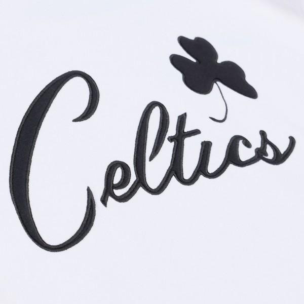 Boston Celtics Mitchell & Ness White Arctic Fleece Sweatshirt