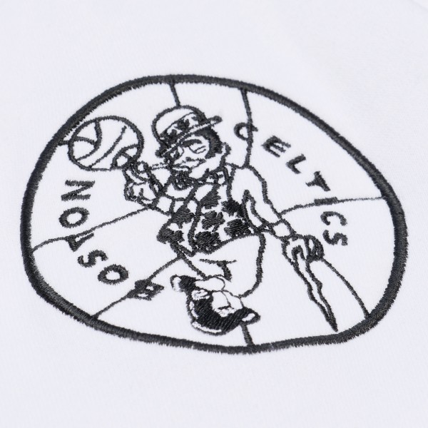 Boston Celtics Mitchell & Ness White Arctic Fleece Sweatshirt