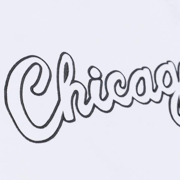 Chicago Bulls Mitchell & Ness White Hardwood Classics Arctic Fleece Sweatshirt