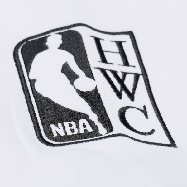 Chicago Bulls Mitchell & Ness White Hardwood Classics Arctic Fleece Sweatshirt