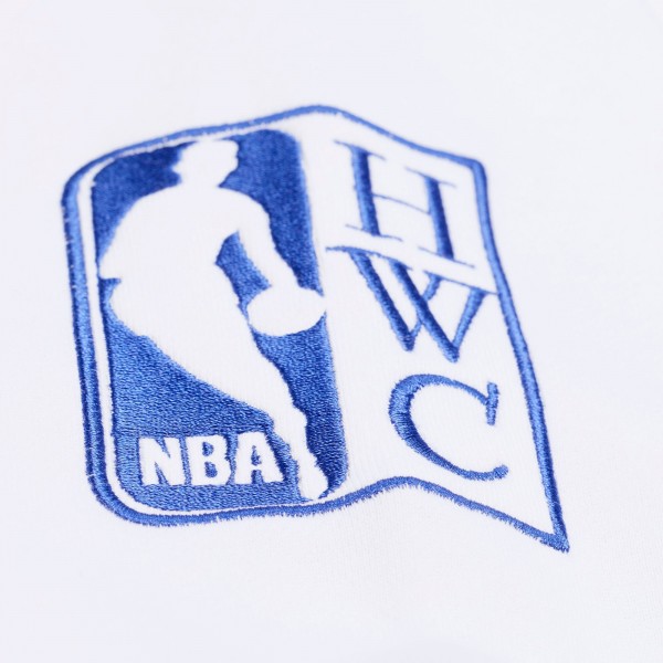 Golden State Warriors Mitchell & Ness White Arctic Fleece Sweatshirt