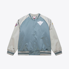Рубашка Golden State Warriors Mitchell & Ness Blue/Silver Thunderstorm Lightweight Satin Jacket
