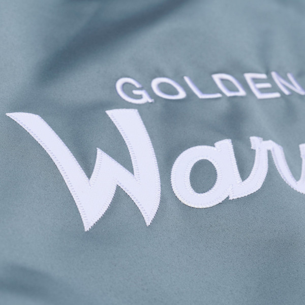 Рубашка Golden State Warriors Mitchell & Ness Blue/Silver Thunderstorm Lightweight Satin Jacket