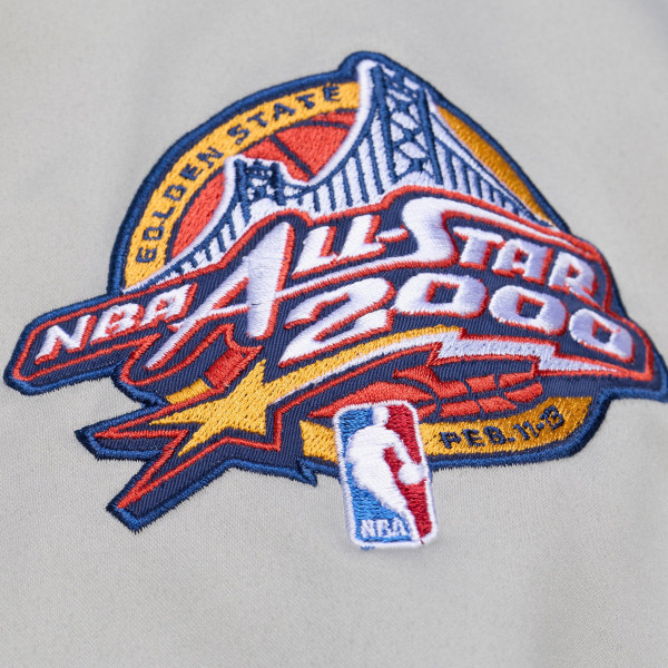 Рубашка Golden State Warriors Mitchell & Ness Blue/Silver Thunderstorm Lightweight Satin Jacket