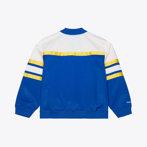 Рубашка Golden State Warriors Mitchell & Ness Royal Hardwood Classics Head Coach Lightweight Satin Jacket