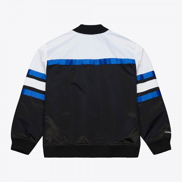 Orlando Magic Mitchell & Ness Black Hardwood Classics Head Coach Lightweight Satin Full-Snap Jacket