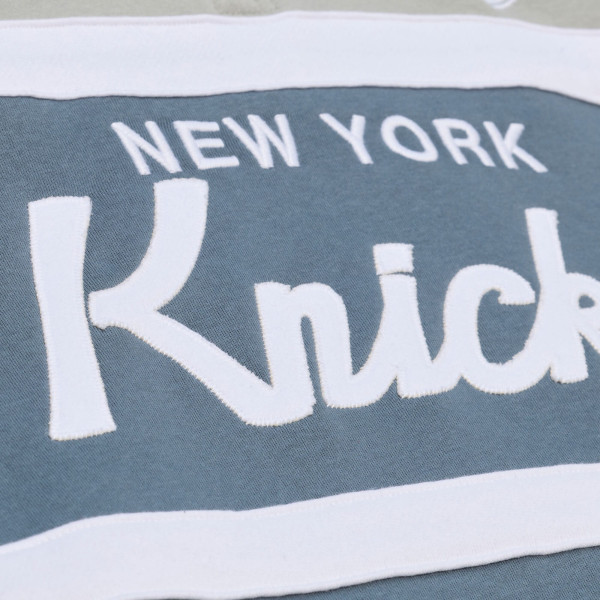 Куртка New York Knicks Mitchell & Ness Blue Thunderstorm Head Coach Quarter-Zip