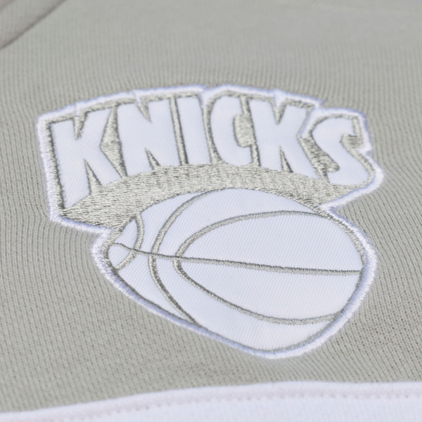 Куртка New York Knicks Mitchell & Ness Blue Thunderstorm Head Coach Quarter-Zip