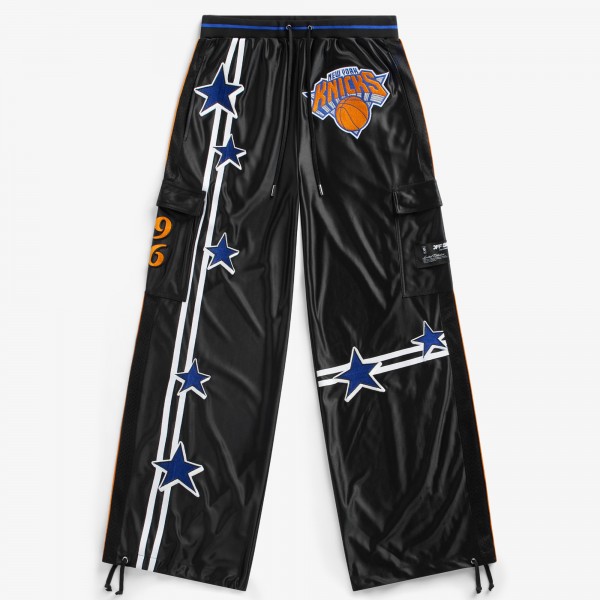 Unisex New York Knicks Off Season x NBA Black Track Pants