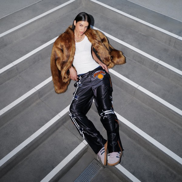 Unisex New York Knicks Off Season x NBA Black Track Pants