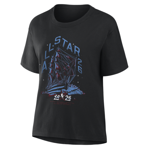 Женская 2026 NBA All-Star Game Black Tide T-Shirt