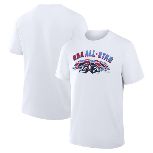 2026 NBA All-Star Game White Pattern T-Shirt