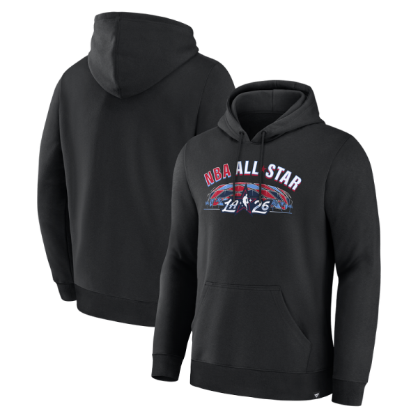 2026 NBA All-Star Game Black Pattern Hoodie