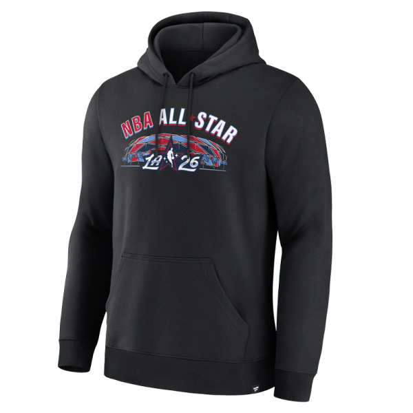 2026 NBA All-Star Game Black Pattern Hoodie