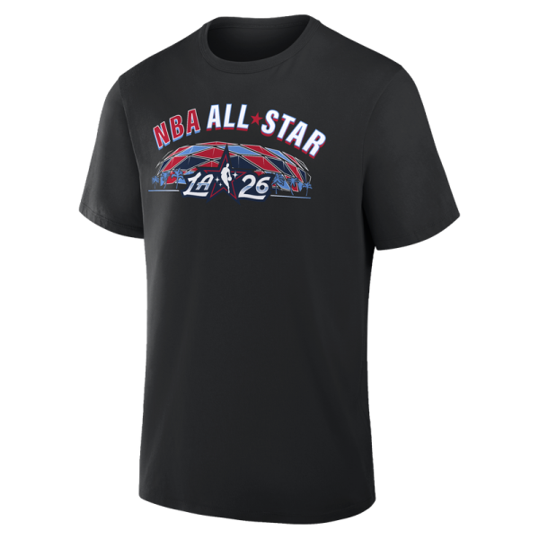 2026 NBA All-Star Game Black Pattern T-Shirt