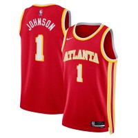 Джерси Unisex Atlanta Hawks Jalen Johnson Nike Red Swingman - Icon Edition