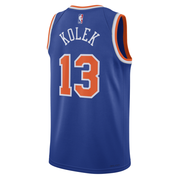 Джерси Unisex New York Knicks Tyler Kolek Nike Blue Swingman - Icon Edition