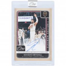 Donovan Mitchell Cleveland Cavaliers Autographed 2024-25 Panini One & One Cleveland Salutes Mitchells 71 Point Game #TMA-MIT #1/49 Card