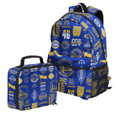 Рюкзак с ланч-боксом Golden State Warriors Outerstuff Set