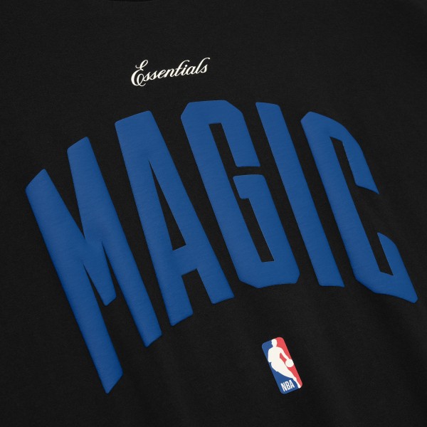 Unisex Orlando Magic Fear of God x NBA Black 90s Fit T-Shirt