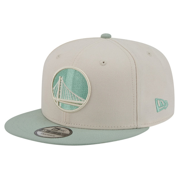 Бейсболка Golden State Warriors New Era Cream/Light Green Color Pack 9FIFTY