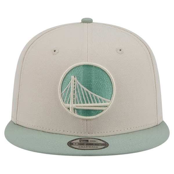 Бейсболка Golden State Warriors New Era Cream/Light Green Color Pack 9FIFTY
