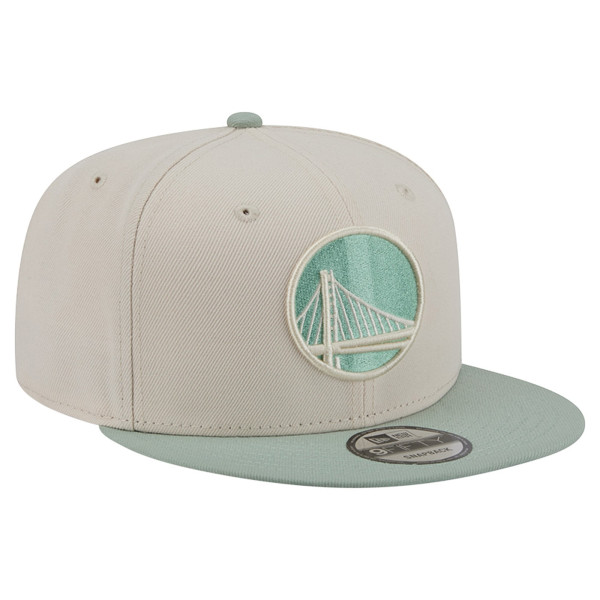 Бейсболка Golden State Warriors New Era Cream/Light Green Color Pack 9FIFTY