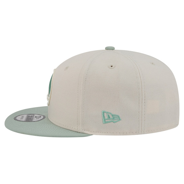 Бейсболка Golden State Warriors New Era Cream/Light Green Color Pack 9FIFTY