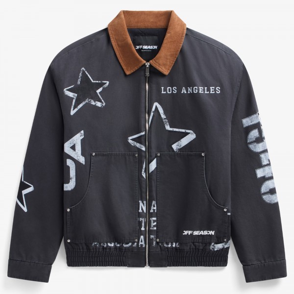 Unisex Off Season Black 2026 NBA All-Star Game Workwear Full-Zip Jacket