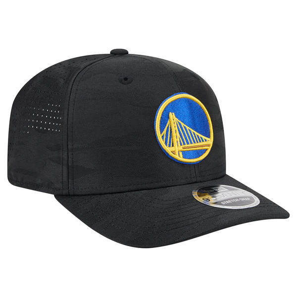 Бейсболка Golden State Warriors New Era Black Camo 9SEVENTY Perforated