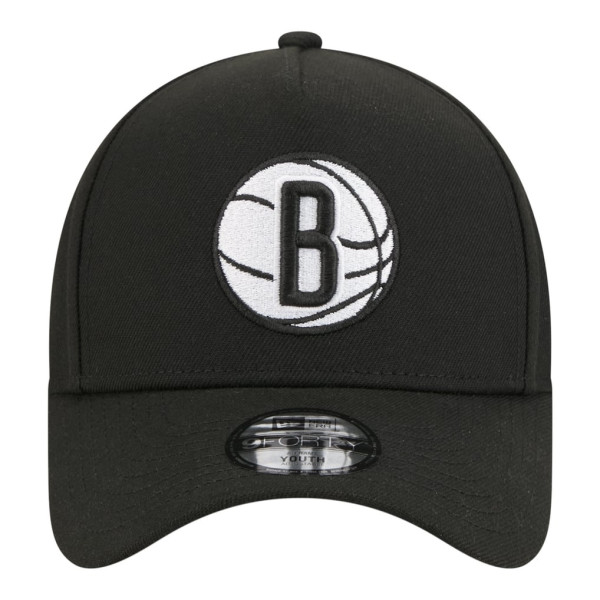 Детская бейсболка Brooklyn Nets New Era Black 9FORTY A-Frame