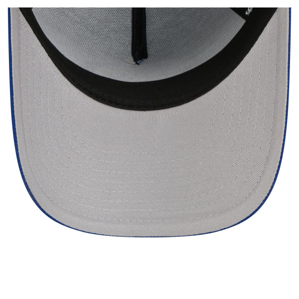 Подростковая Detroit Pistons New Era Blue 9FORTY A-Frame Adjustable Hat