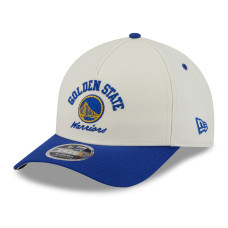 Бейсболка Golden State Warriors New Era White/Royal Arch 9FORTY A-Frame M-Crown