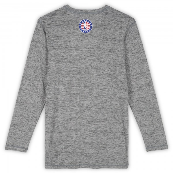 Philadelphia 76ers Fanatics Authentic Team-Issued Gray Hoops For Troops Long Sleeve T-Shirt from the 2025-26 NBA Season