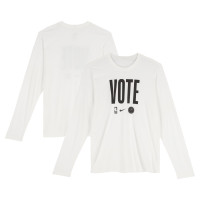 Philadelphia 76ers Fanatics Authentic Team-Issued White Nike 'Vote' T-Shirt from the 2025-26 NBA Season
