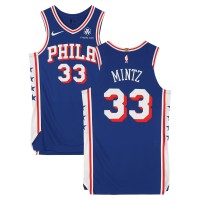Judah Mintz Philadelphia 76ers Fanatics Authentic Player-Issued #33 Royal Nike Jersey from the 2024-25 NBA Season - Size 46+4