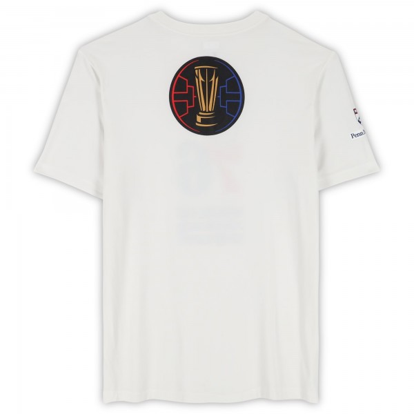 Joel Embiid Philadelphia 76ers Fanatics Authentic Player-Worn White Jordan Brand NBA Cup T-Shirt from the 2025-26 NBA Season - Size 2XLT