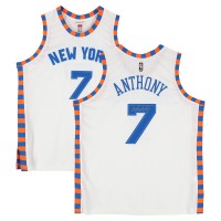 Carmelo Anthony New York Knicks Autographed Fanatics Authentic White Mitchell & Ness 2015-16 Authentic Jersey